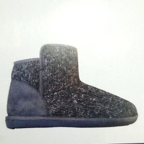 Falls Creek Knit Pull On Winter Boots Womens Size 8 - Picture 1 of 7